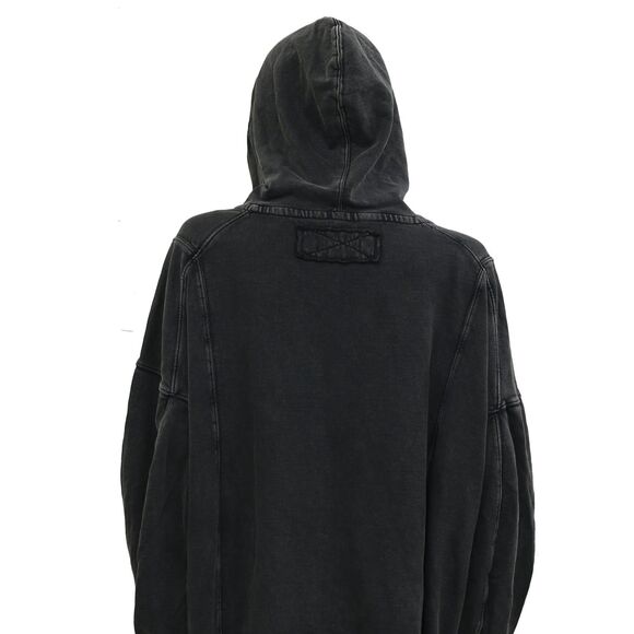 Free People We The Free Maxi Hoodie Sweatshirt Dress Oversized Cotton L 283971 - Picture 13 of 14